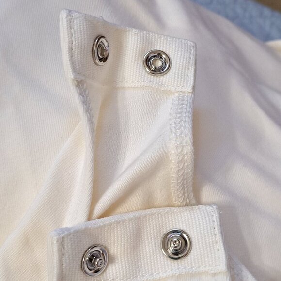 Old NavyWomen's XL Beige PowerChill Strappy Bodysuit Shelf Bra Adjustable Straps - Picture 6 of 10